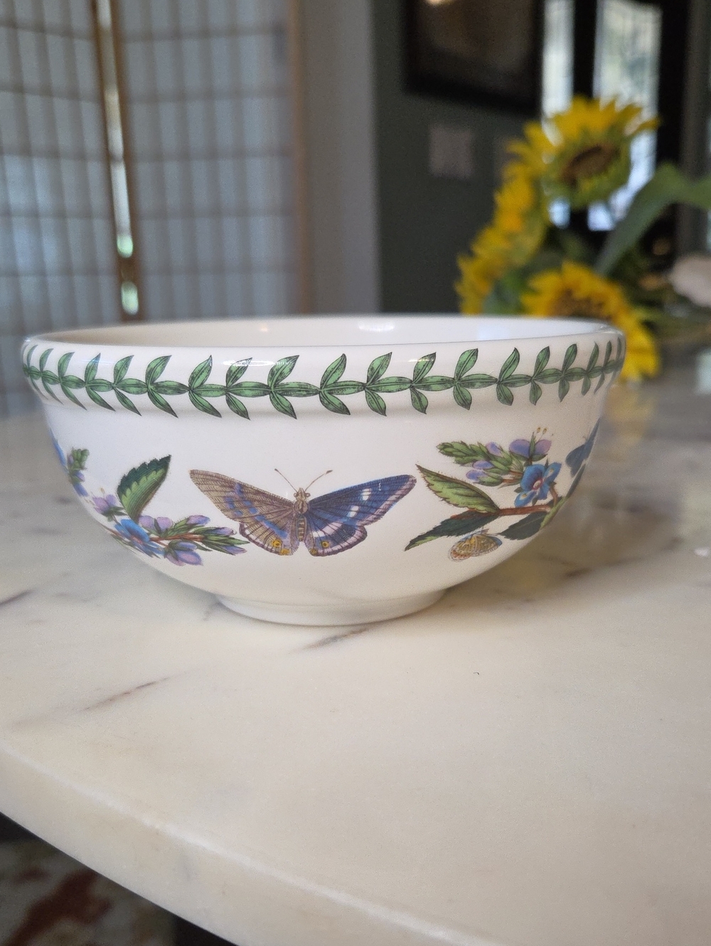 VTG Portmeiron Dessert / Salad Bowl Snowdrop Crocus 5.5" RARE